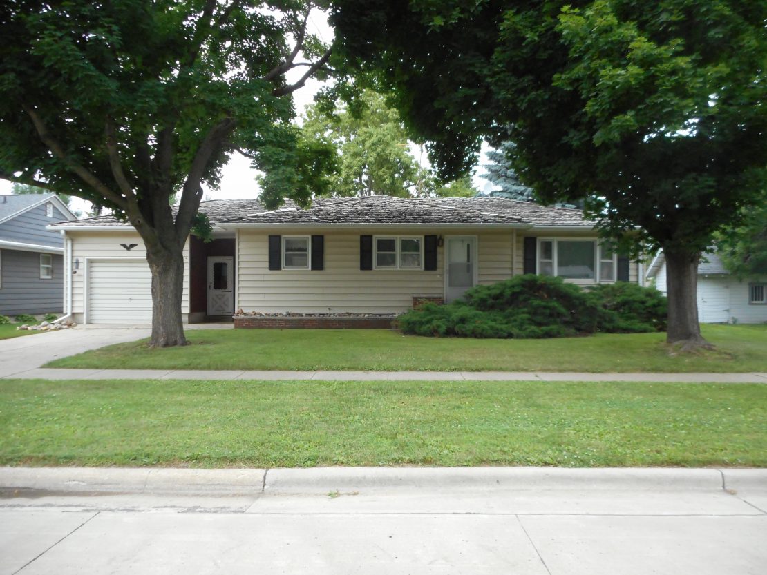August 27, 2015 Ranch style home in Rock Valley, IA at Public Auction